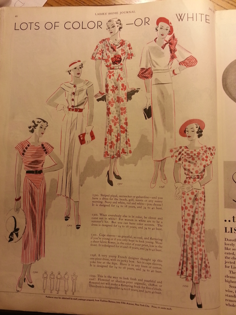 Illustration for article titled In the Ladies' Home Journal Archive--Fashion Outtakes!